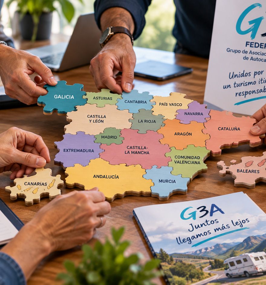 Federación autocaravanas G3A Coordinación territorial